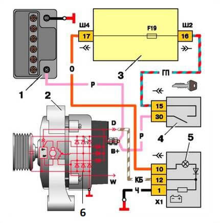 Рр 132 0 схема подключения к генератору